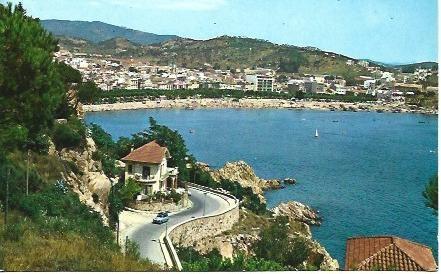 POSTAL L01315: Panoramica de Sant Feliu de Guixols, Girona