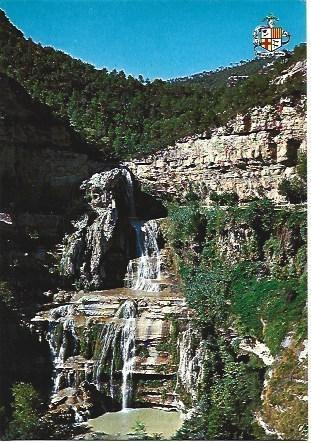 POSTAL L01218: Cascada en Sant Miquel del Fai, Barcelona