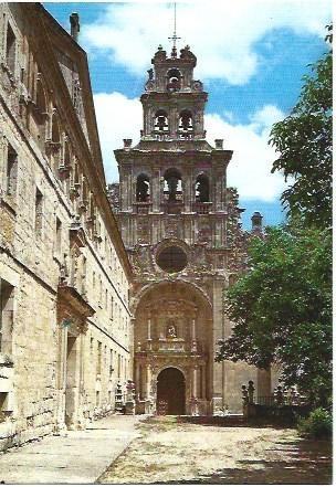 POSTAL L01146: Fachada del Monasterio de Santa Maria de la Vid