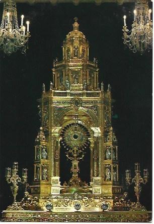 POSTAL L01152: Custodia de la Catedral de Valencia