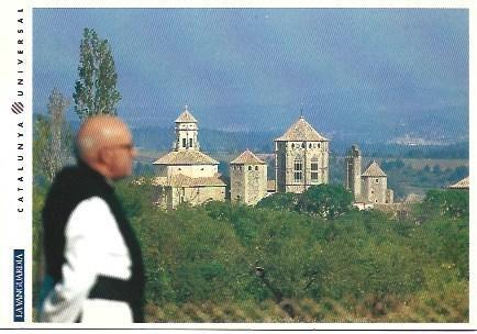 POSTAL L01159: Vista parcial del Monasterio de Poblet