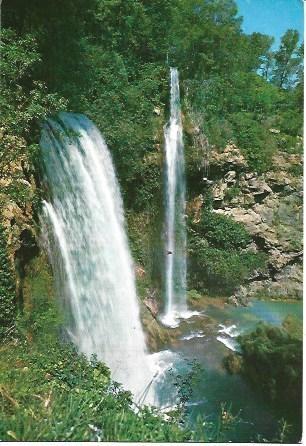 POSTAL L01123: Cascada Caprichosa en el Monasterio de Piedra, Zaragoza