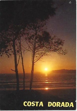 POSTAL L01133: Puesta de Sol en la Costa Dorada