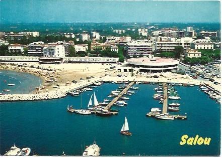 POSTAL L01204: Vista aerea de la playa de Salou, Tarragona