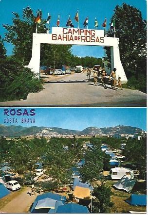 POSTAL L01209: Camping Bahia de Rosas, Girona