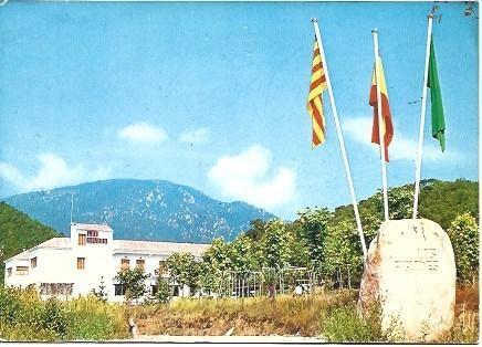 POSTAL L01191: Entrada del Restaurante Les Agudes