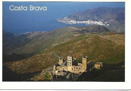 POSTAL L01325: Vista aerea de Sant Pere de Roda, Girona