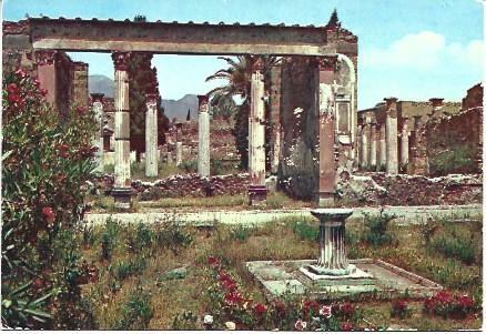 POSTAL L01465: Casa del Fauno en Pompeya, Italia