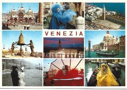 POSTAL L01430: Vista de Venecia. Italia