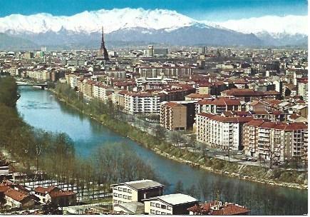 POSTAL L01432: Panoramica de Turin, Italia