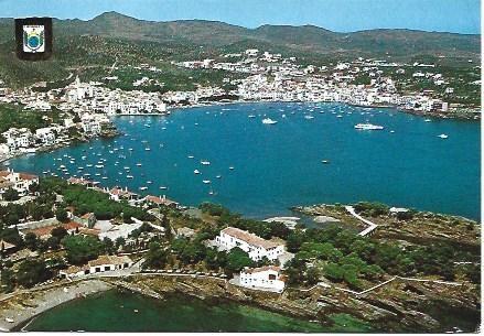 POSTAL L01519: Cadaques. Vista aerea