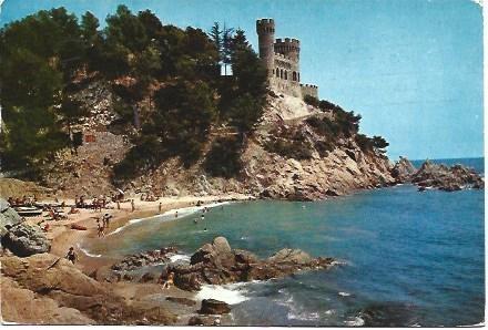 POSTAL L01524: La Caleta en Lloret de Mar