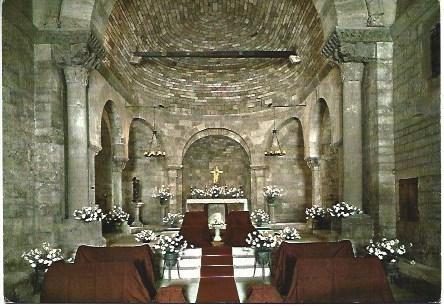 POSTAL L01523: Iglesia de Porqueras. Interior