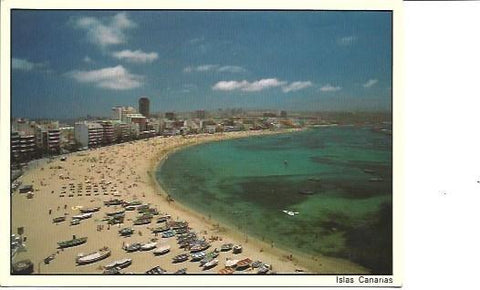 POSTAL L01482: Las Canteras en las Islas Canarias