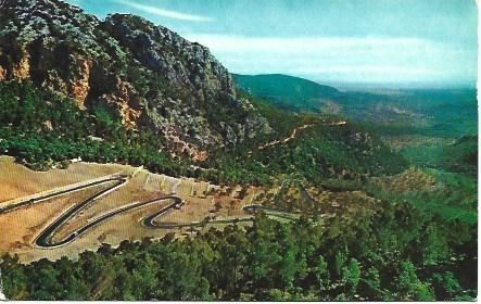 POSTAL L01483: Carretera de Soller en Mallorca