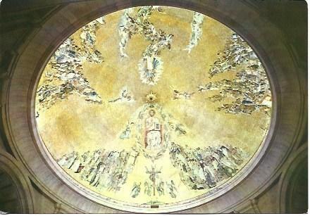 POSTAL L01486: Boveda de la cripta del Valle de los Caidos, Madrid