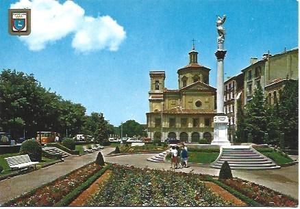 POSTAL L01498: Parroquia de San Lorenzo en Pamplona