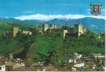 POSTAL L01499: Granada. Alhambra y Sierra Nevada
