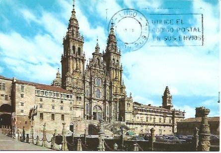 POSTAL L01503: Santiago de Compostela. Fachada del Obradoiro de la catedral