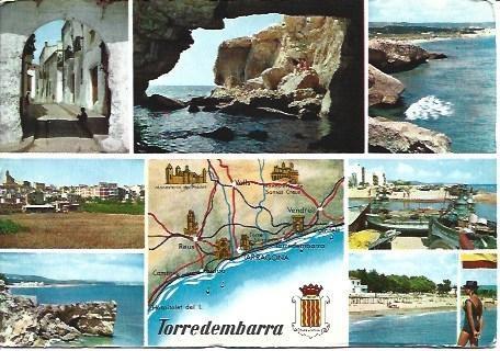 POSTAL L01352: Camping La Pineda en Torredembarra, Tarragona