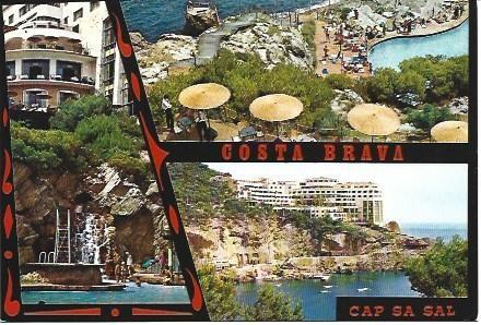 POSTAL L01356: Cap Sa Sal en la Costa Brava