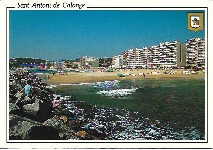 POSTAL L01359: Playa de Sant Antoni de Calonge, Girona