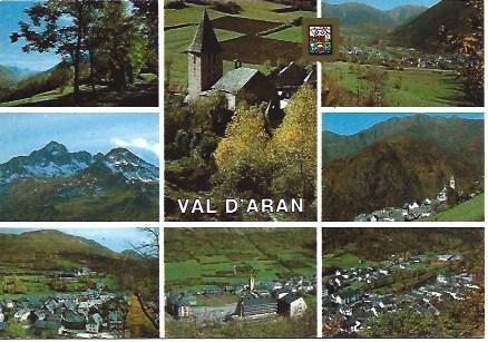 POSTAL L01360: Vistas del Vall d'Aran, Lleida