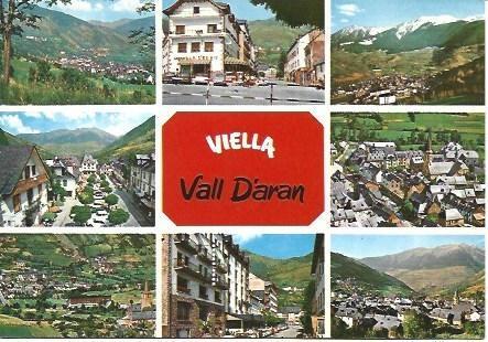 POSTAL L01366: Vistas varias de Viella, Lleida