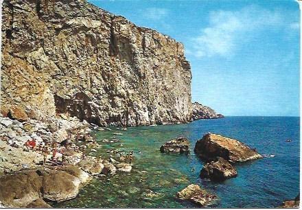POSTAL L01369: Peña de la Bleda en Estartit, Girona