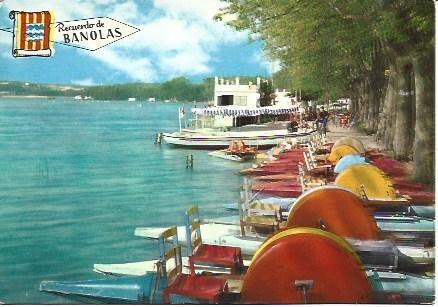 POSTAL L01348: Recuerdo de Banyoles, Girona