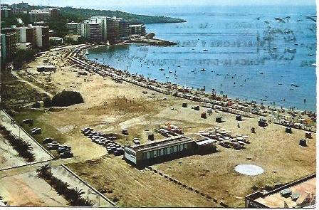 POSTAL L01336: Playa Levante en Salou