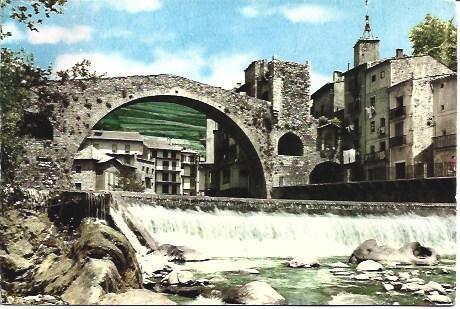 POSTAL L01340: Puente Romano de Camprodo, Girona