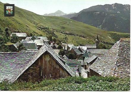 POSTAL L01374: Vista general de Begergue, Lleida
