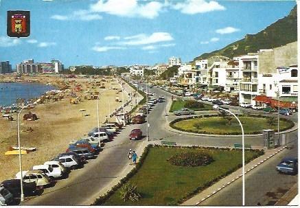 POSTAL L01403: Vista parcial del Paseo de L'Estartit, Girona