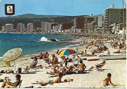 POSTAL L01407: Sant Antoni de Calonge. Playa