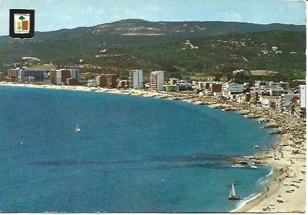 POSTAL L01408: Vista panoramica de Sant Antoni de Calonge