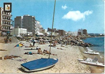 POSTAL L01409: Playa de Sant Antoni de Calonge, Girona