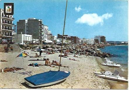 POSTAL L01411: Sant Antoni de Calonge. Detalle de la Playa