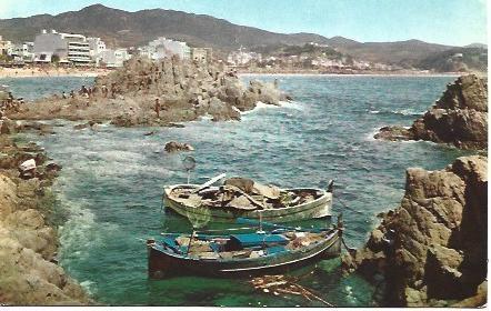 POSTAL L01402: Vista parcial de Lloret de Mar