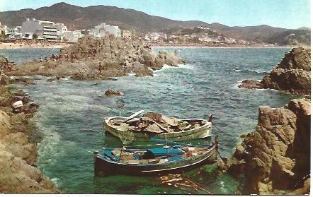POSTAL L01415: Vista parcial de Lloret de Mar