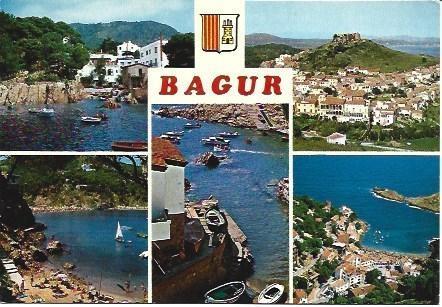 POSTAL L01418: Vistas de Begur, Girona