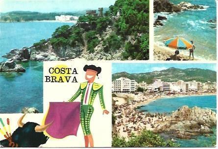 POSTAL L01377: Vistas de la Costa Brava