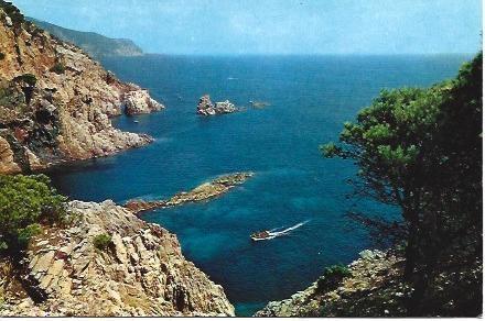 POSTAL L01385: Cala Marquesa en la Costa Brava