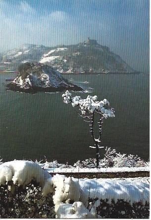 POSTAL L01117: San Sebastian desde el monte Urgull