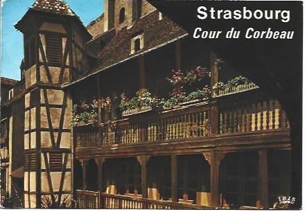 POSTAL L00838: Hotel de Corbeau en Estrasburgo