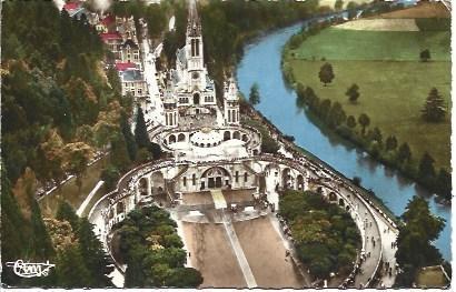 POSTAL L00840: Vista aerea de Lourdes