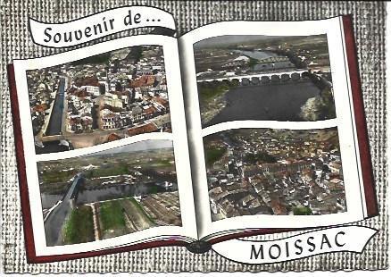 POSTAL L00851: Iglesia de Moissac, Francia