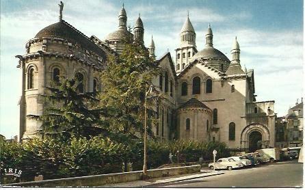 POSTAL L00853: Basilica Saint front en Perigueux, Francia