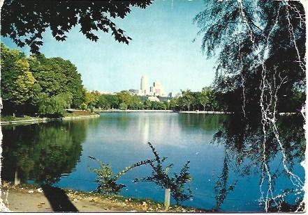 POSTAL L00819: Estanque de la Casa de Campo de Madrid