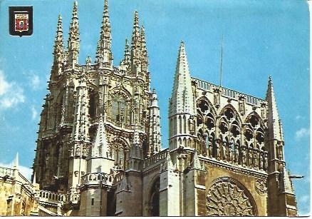 POSTAL L00827: Crucero de la catedral de Burgos
